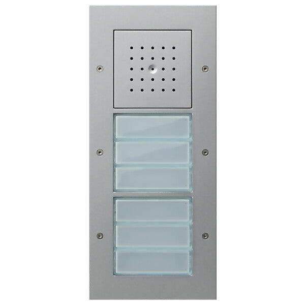 Gira Türstation AP 6fach alu 126865
